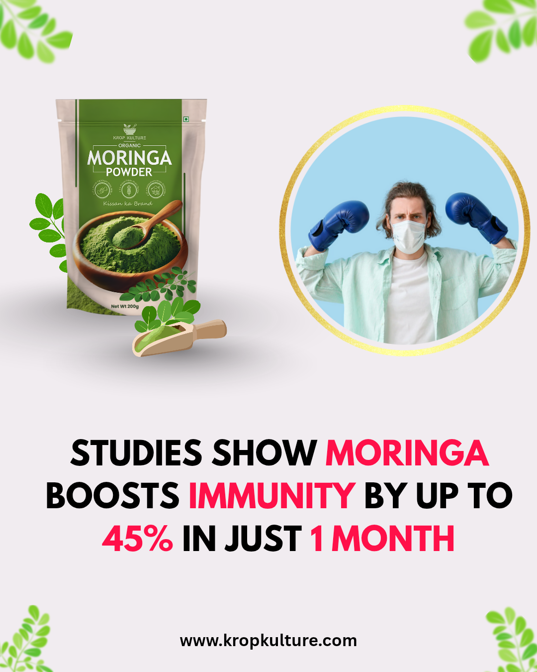 Organic Moringa Powder 200g