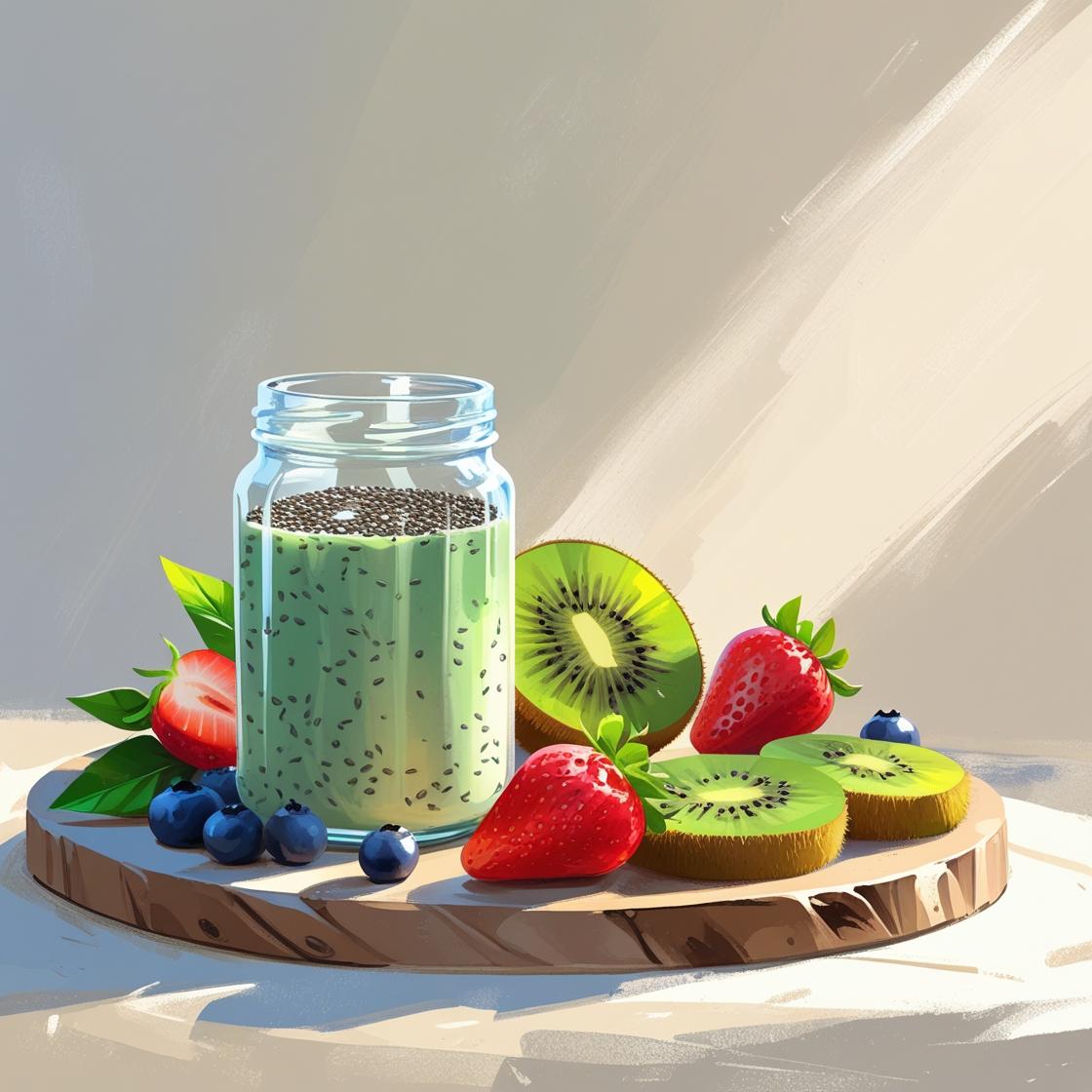 Organic Moringa Powder & Chia Seeds Superfood Combo