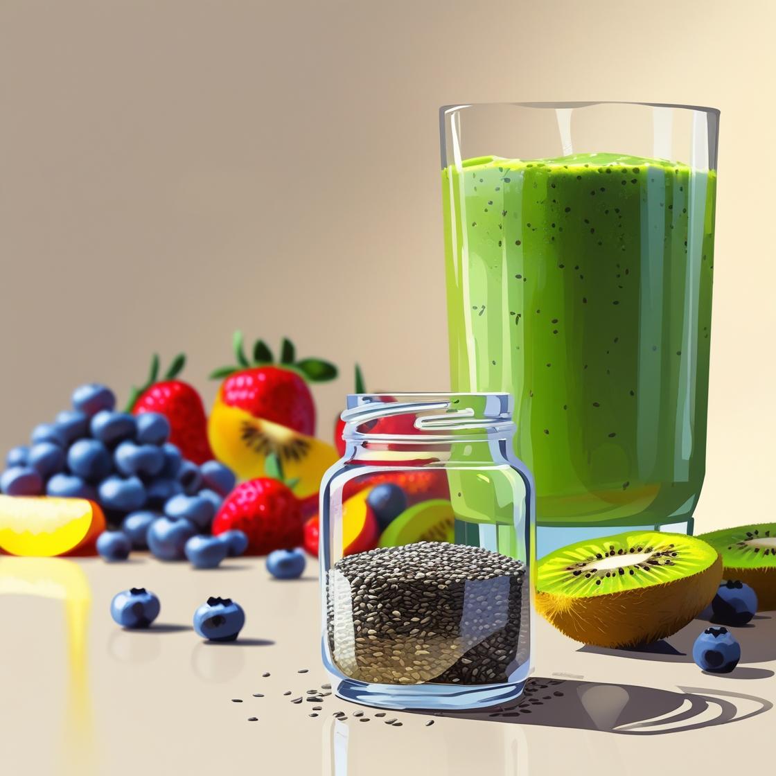 Organic Moringa Powder & Chia Seeds Superfood Combo