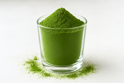 moringa Powder in glass 