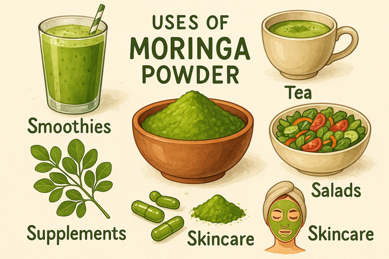 moringa Powder uses 